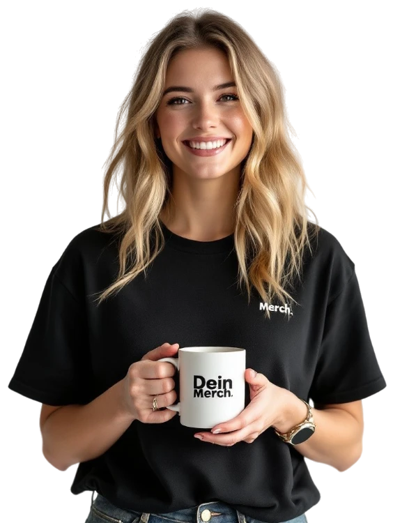 content creator mit merch